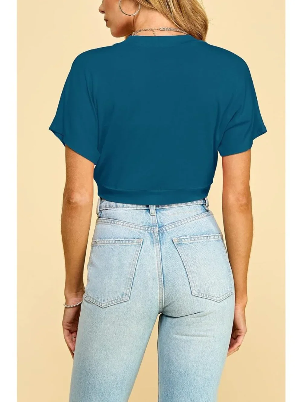 Versatile Open Front Lightweight Short Sleeve Bolero Shrug for Women - Perfect